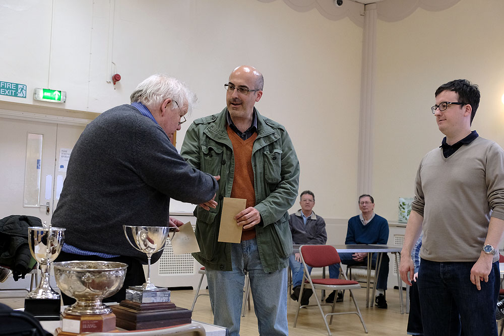 Durham Chess Congress Prize Giving